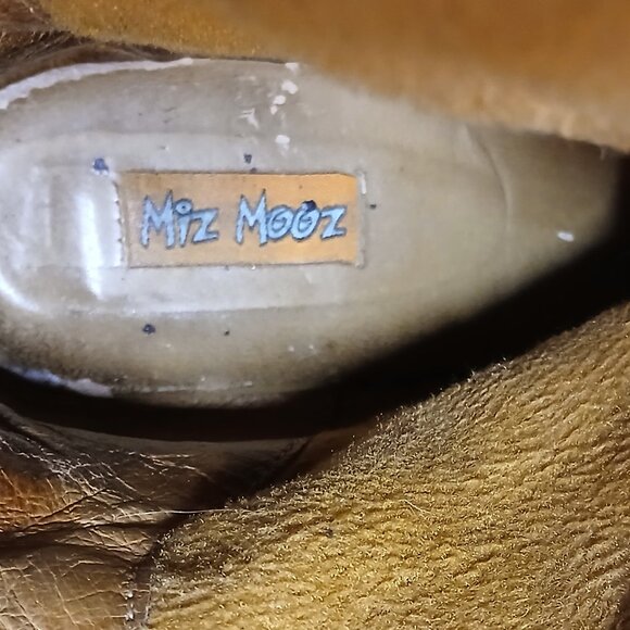 MIZ MOOZ Black Leather Knee High Boots Size 7 - Picture 12 of 14